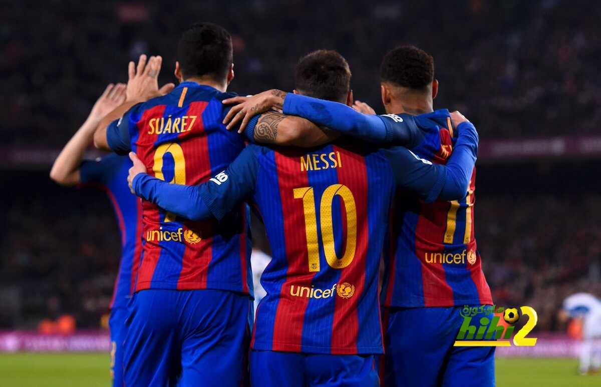 برشلونة يتقاسم القمة مع موناكو