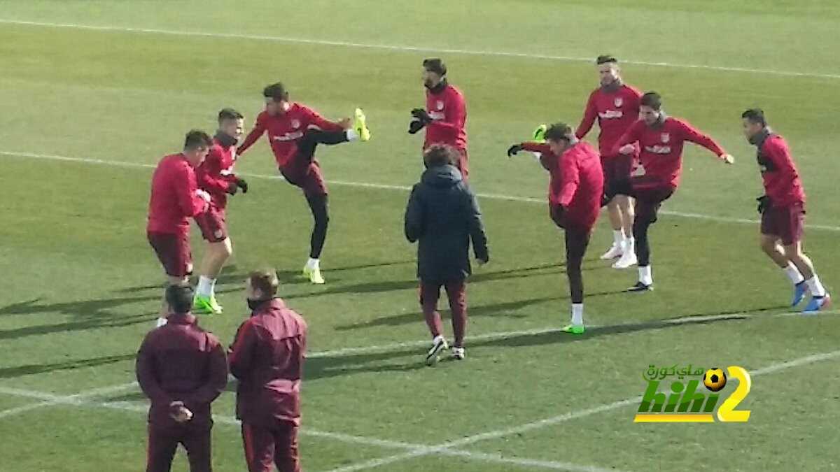 صور : أتلتيكو مدريد يواصل استعداداته لمواجهة برشلونة
