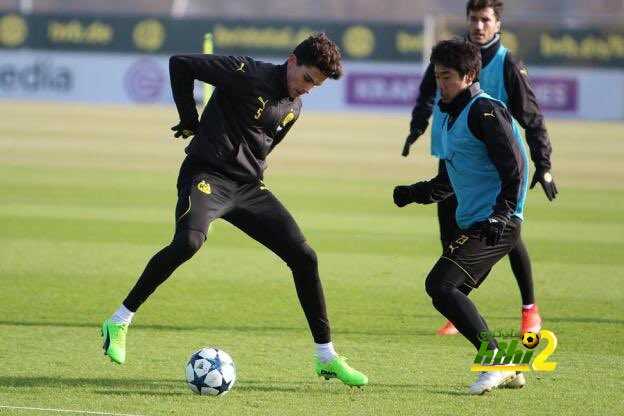 صور : دورتموند يستعد لمواجهة بنفيكا
