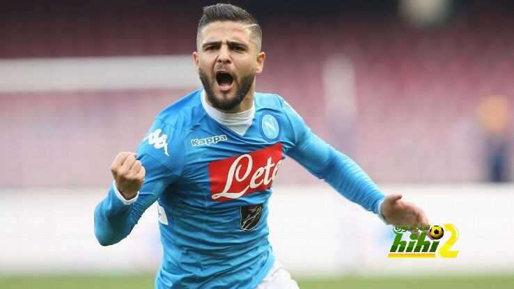 إنسيني يفتتح التسجيل لنابولي ضد ريال مدريد