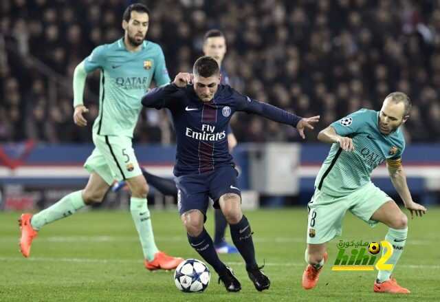فيراتي يعتلي القمة في دوري الأبطال