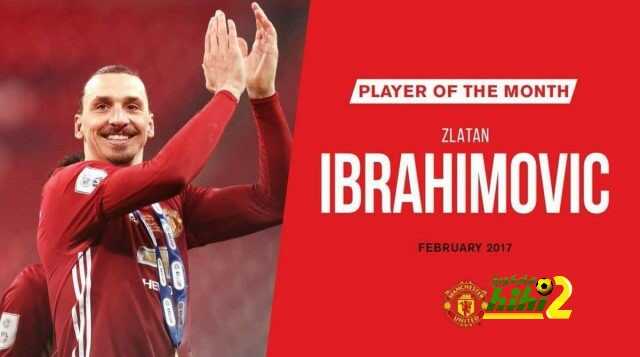 إبرا .. لاعب شهر فبراير في اليونايتد