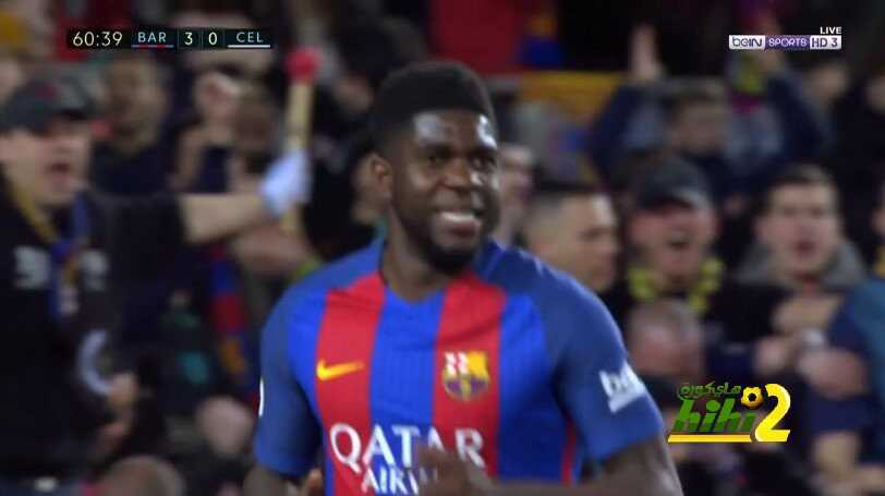 أومتيتي يضيف الهدف الرابع لبرشلونة