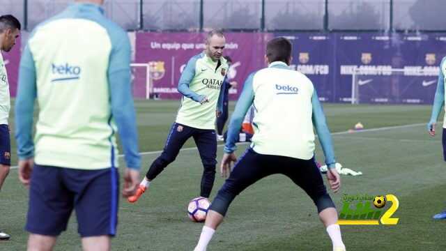 صور من استعدادات برشلونة لمواجهة فالنسيا