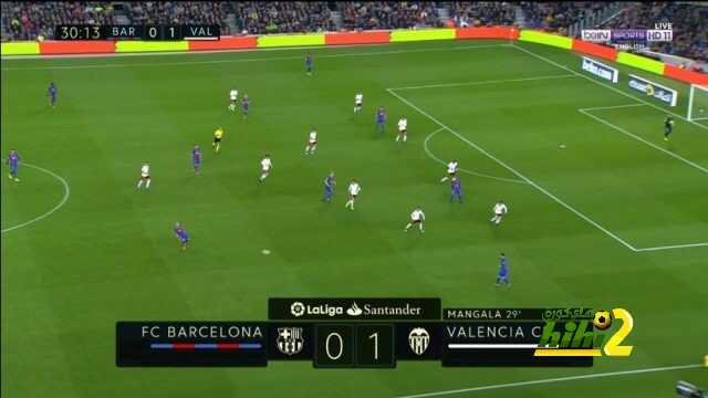 مانغالا يفتتح التسجيل لفالنسيا في شباك برشلونة