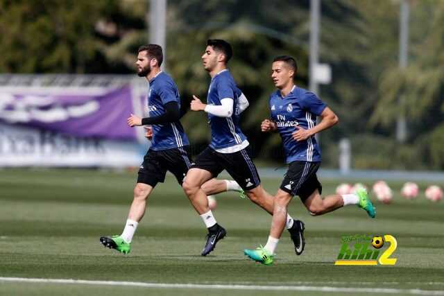 صور من إستعدادات ريال مدريد لمواجهة الافيس
