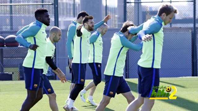 صور : برشلونة يستعد لمواجهة ملقا