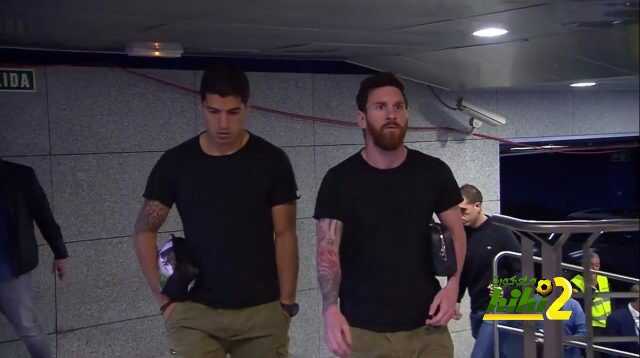 صور : نجوم برشلونة في البيرنابيو