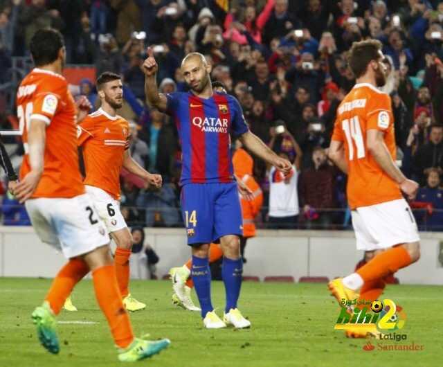 ماسكيرانو صاحب الهدف المئوي لبرشلونة بالليغا