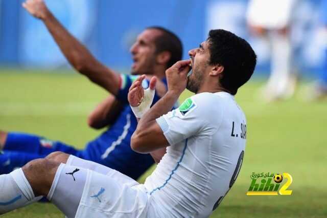 مفاجأة.. برشلونة استغل عضة سواريز لكيليني للتوقيع معه !
