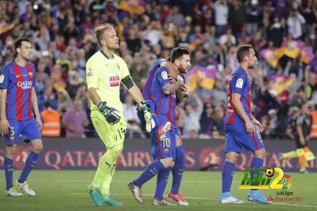 صورة : برشلونة يهنيء ريال مدريد على التتويج بلقب الليغا