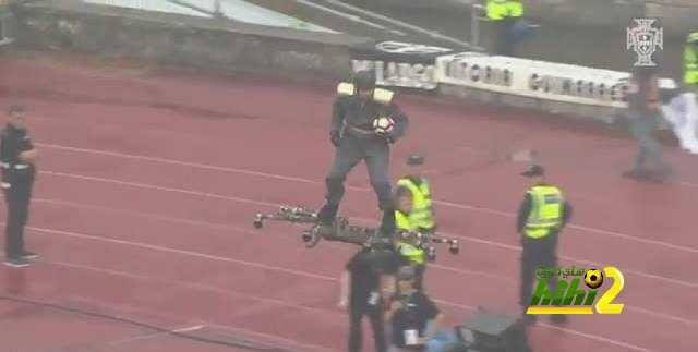 فيديو: الرجل الطائر يتسبب في ذهول جماهير البرتغال