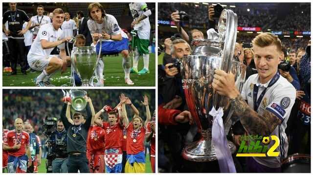 صورة : المنتخب الألماني يهنيء كروس على تتويجه بدوري الأبطال