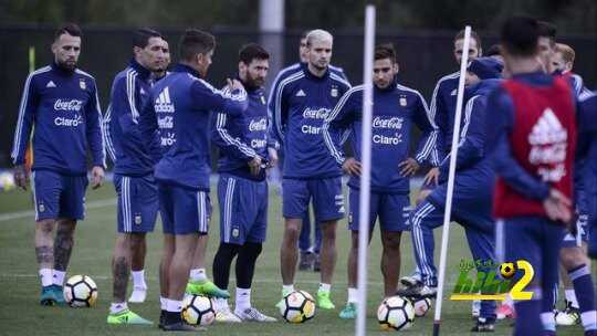 صور من استعدادات منتخب الآرجنتين لمواجهة البرازيل