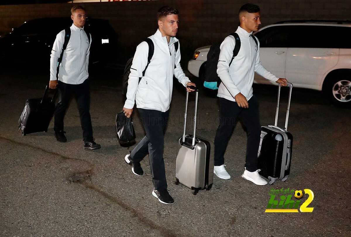صور من وصول نجوم ريال مدريد إلى الولايات المتحدة