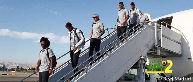 صور : ريال مدريد يصل لسانتا كلارا