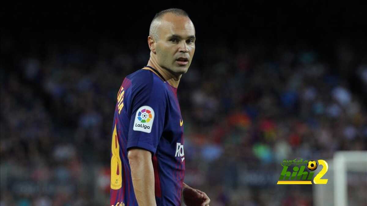 جماهير برشلونة خذلت إنيستا
