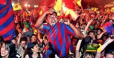 جماهير برشلونة لن ترحم الفريق بعد احداث الاحد