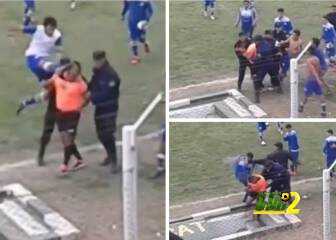 بالفيديو: الوحشية تبلغ ذروتها في الملاعب الأرجنتينية