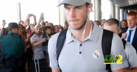 صورة من وصول ريال مدريد للاكورونيا