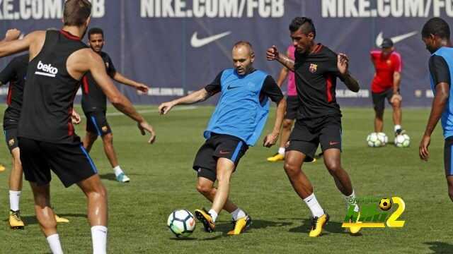 برشلونة يستعد لمواجهة ألافيس بعودة أنيستا