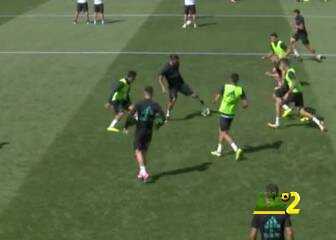 بالفيديو: الثنائي الفرنسي يُبهر الجميع في مران ريال مدريد