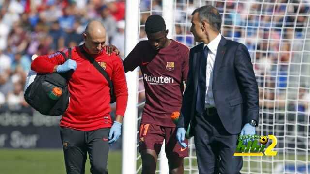 رسميا : برشلونة يكشف عن طبيعة اصابة ديمبلي