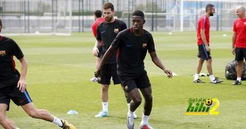 صور : برشلونة يستعد للديربي في حضور ميسي