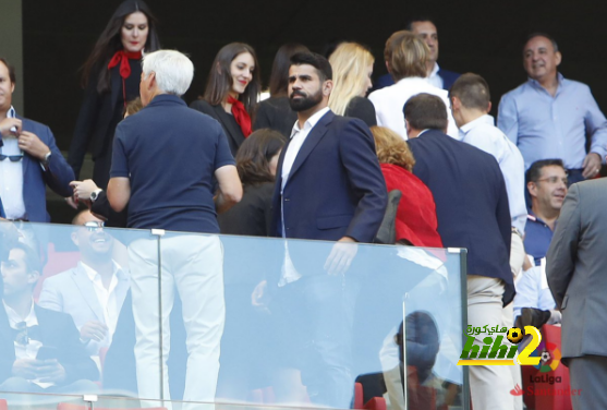 صورة.. كوستا في مدرجات أتلتيكو مدريد اليوم