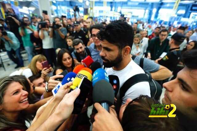 صورة تبين الرقم الذي سيرتديه كوستا بالأتلتيكو