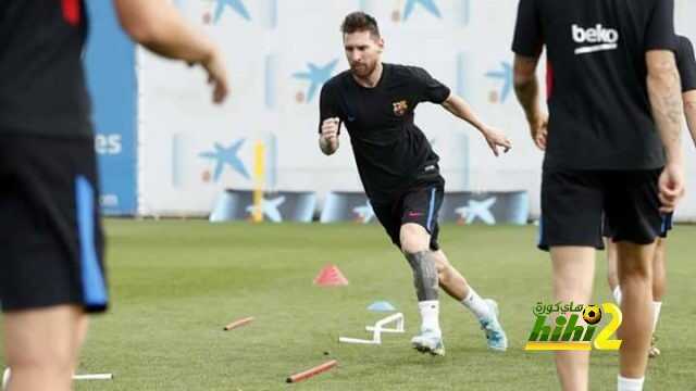 🔴 صورة: تركيز عميق من ميسي في تدريبات برشلونة