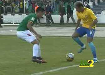 فيديو: نيمار يبعثر مدافع بوليفيا ويسحر الجميع بمهارته