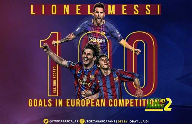 رسميا : ميسي يصل لهدفه رقم 100 أوروبيا