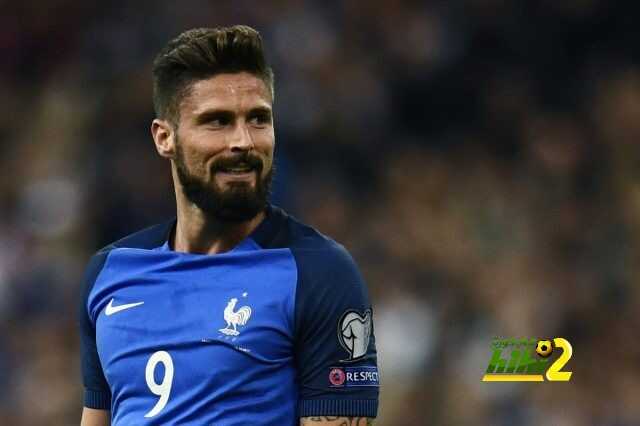 جيرو يحتل المكانة السابعة في قائمة هدافي منتخب فرنسا