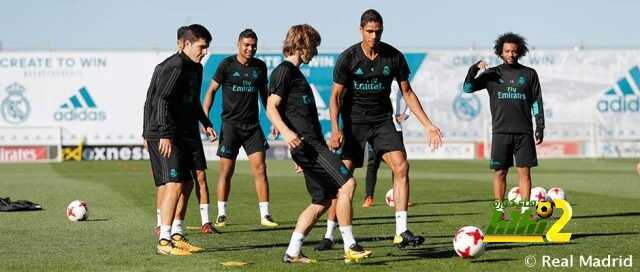 ريال مدريد يختتم استعداداته لمواجهة فوينلابرادا