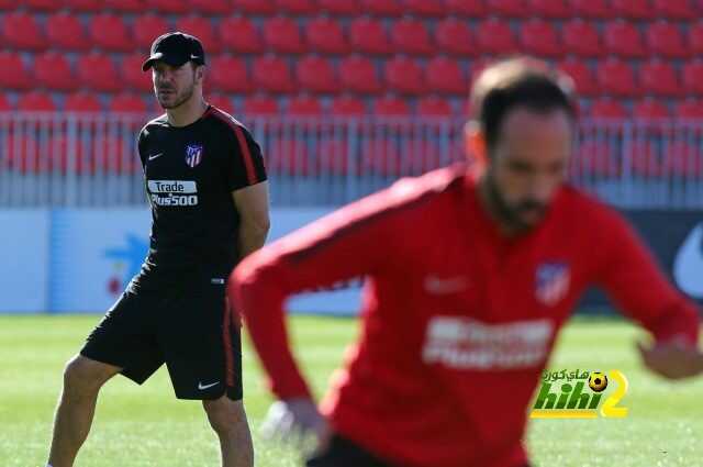 صور من استعدادات أتليتكو مدريد لمواجهة فياريال