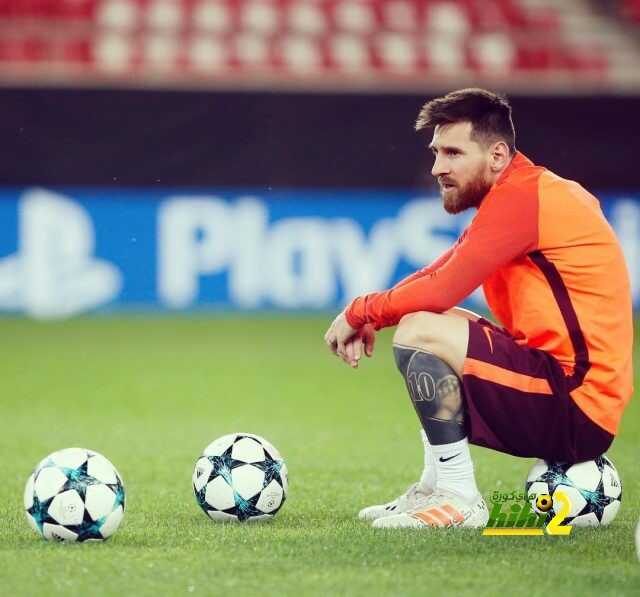 ميسي تدرب دون مشاكل مع برشلونة