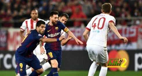 برشلونة يسقط في فخ التعادل أمام أولمبياكوس