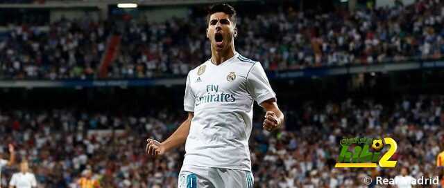 اسينسيو هداف ريال مدريد على البرنابيو
