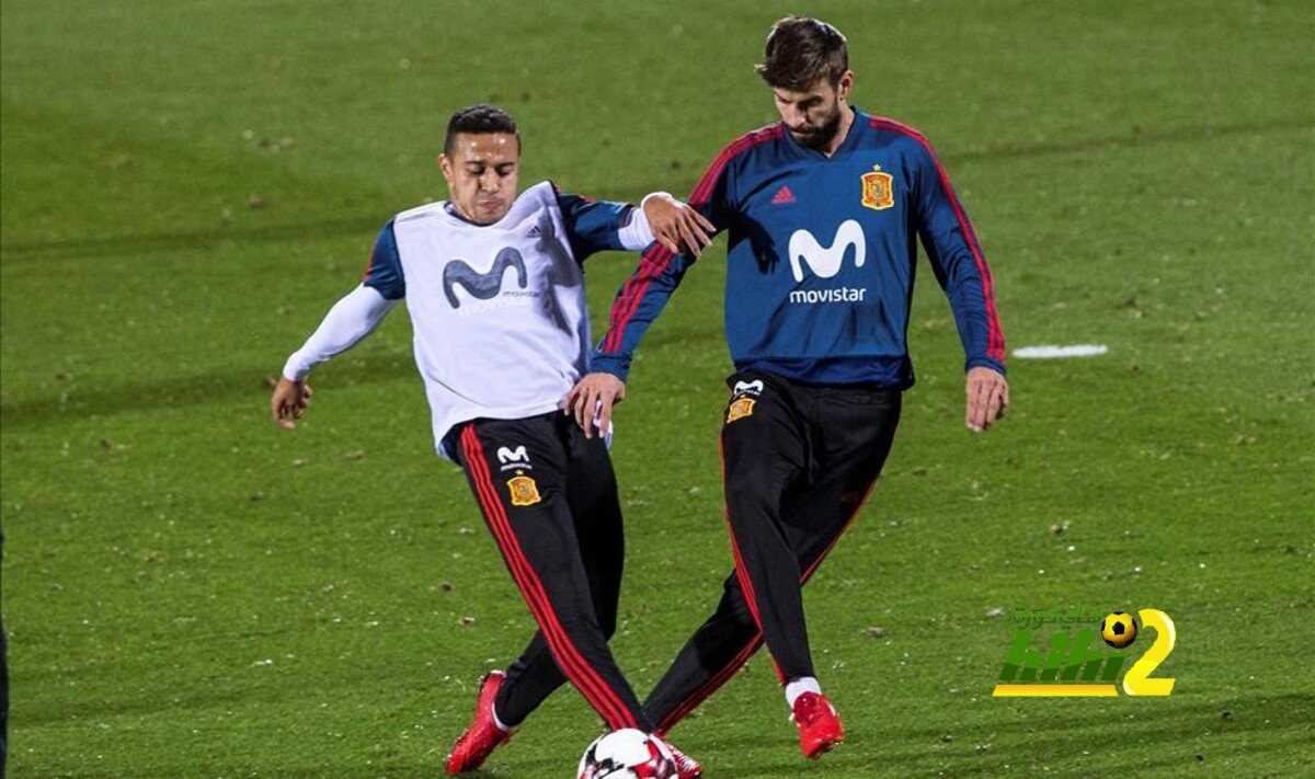 الجماهير حييت بيكيه مع المنتخب الاسباني لاول مرة منذ مدة