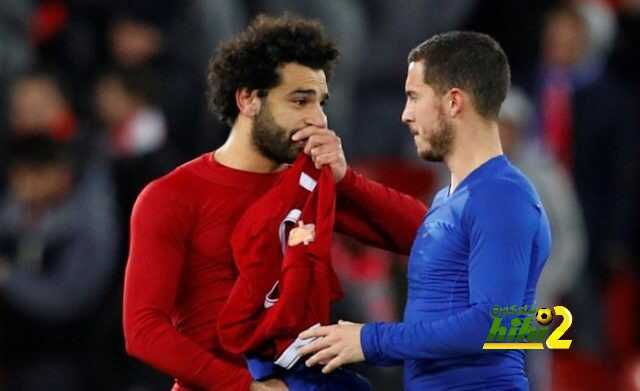 🔴 هازارد وصلاح يتبادلان القمصان