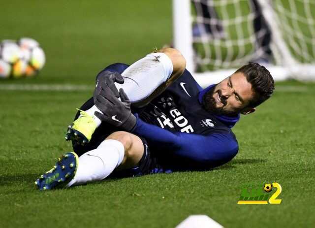 جيرو تعرض لإصابة مع منتخب فرنسا