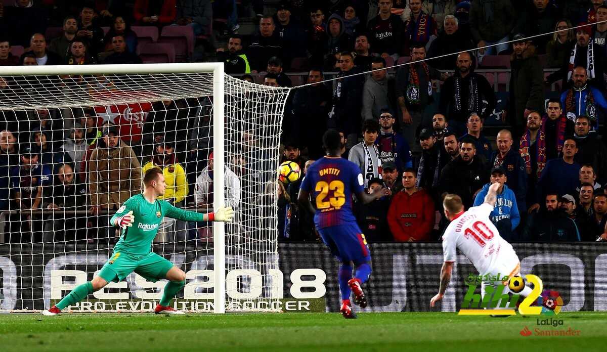 الافيس أسقط استحواذ برشلونة الكاسح في الشوط الأول