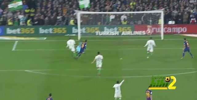 ميسي يعزز تقدم برشلونة بالهدف الثاني