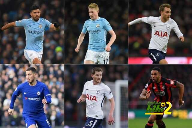 المرشحون للقب أفضل لاعب في الدوري الإنجليزي عن شهر يناير