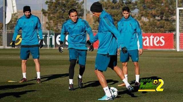 ريال مدريد يختتم استعداداته لمواجهة باريس سان جيرمان