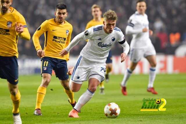 🔴  اتليتكو مدريد يتقدم علي كوبنهاجن