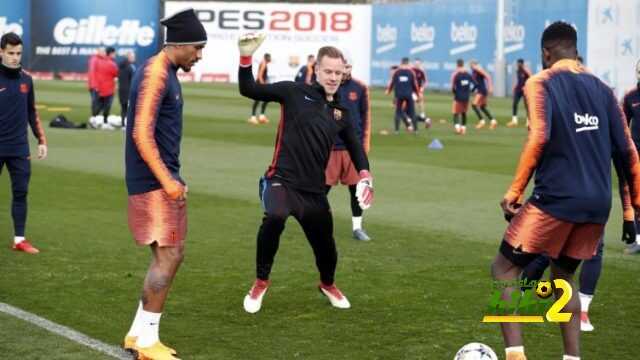 برشلونة يتدرب لأخر مرة استعدادًا لتشيلسي قبل السفر للندن