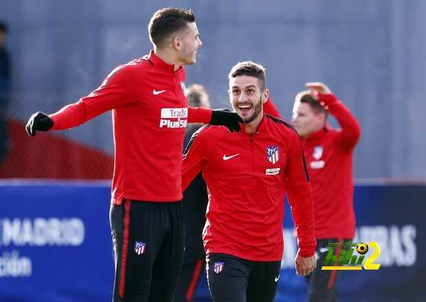 🔴 بالصور …. استعدادات اتليتكو مدريد لمباراة برشلونة