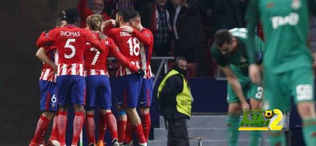 أتلتيكو مدريد يتقدم على لوكوموتيف موسكو بهدف في الشوط الأول